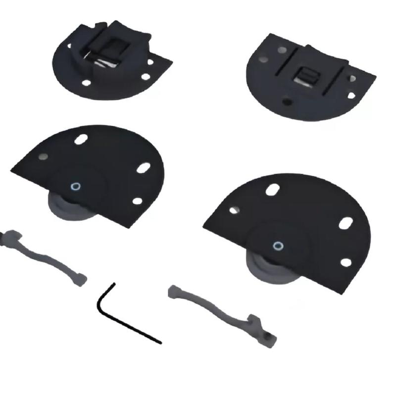 あずきなこ黑M Kit Porta de Correr AL- 1535 CX 15kg Para 1 Porta Madeira Ducasse